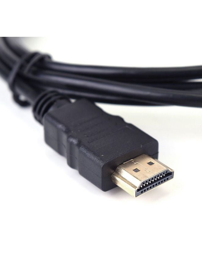 أليش كابل عالي الدقة من HDMI إلى VGA أسود/ذهبي  - Image 3