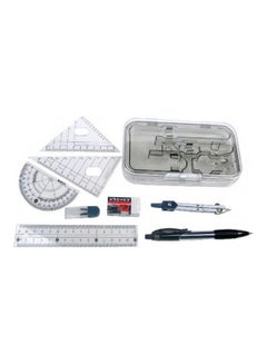 M&G 8-Piece Compass Set Black/Clear  - Image 2