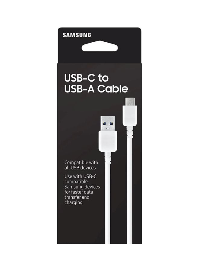 Samsung - Type-C Data Cable White/Silver - Image 1