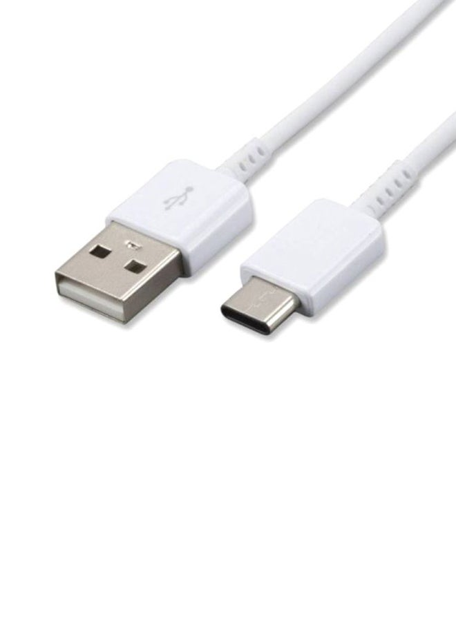 Samsung - Type-C Data Cable White/Silver - Image 1