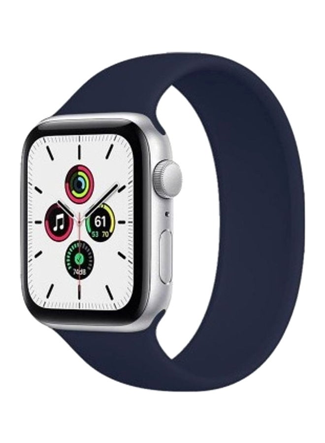 MARGOUN Solo Loop Band For Apple Watch Series 6 And SE Dark Blue - Image 1