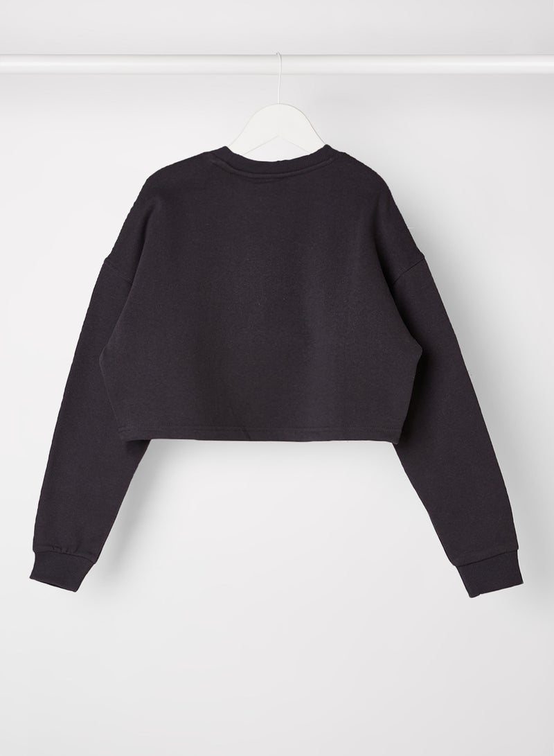 NEW LOOK Kids Long Sleeve Sweatshirt Charcoal  - Image 2