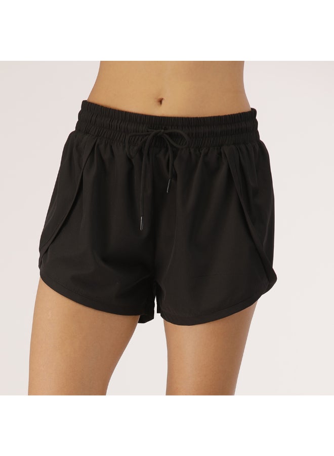 2-In-1 Running Shorts Black 