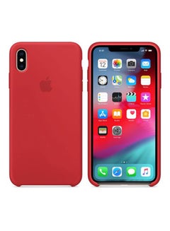 Apple Silicone Protective Case Cover For Apple iPhone XS Max Red  - Image 3