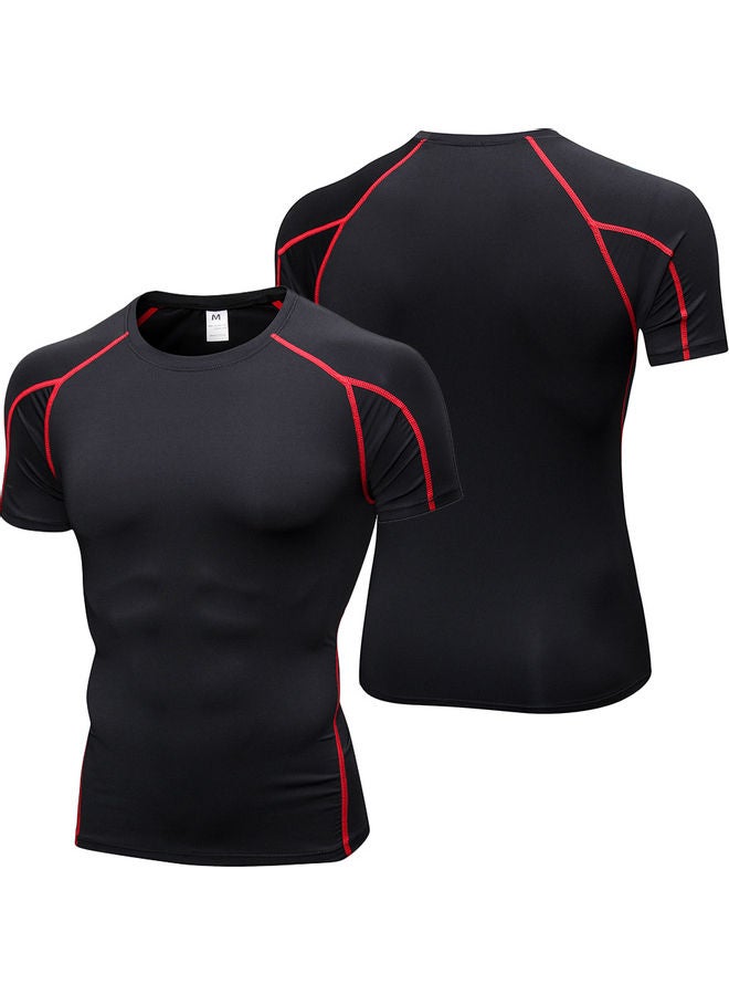 Generic 3-Piece Pro Tight Short Sleeves T-Shirts Set  - Image 3