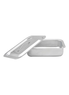 Newflon Oven Dish With Lid Silver 29cm 