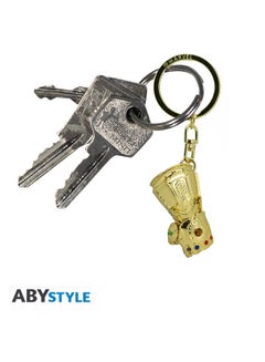 ABYstyle Infinity Gauntlet Metal 3D Keychain Gold  - Image 2