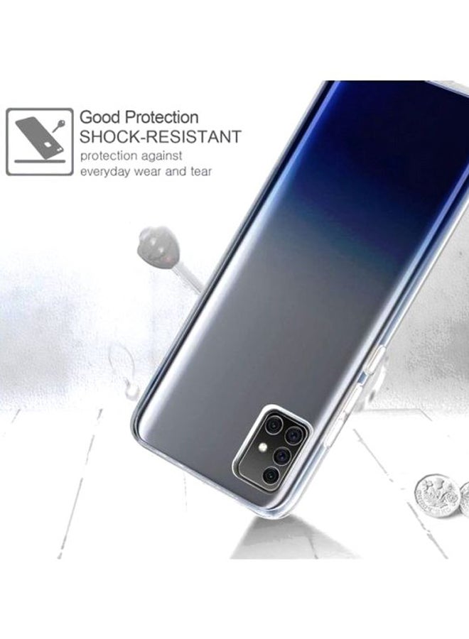 مارجون غطاء حماية واقي لهاتف سامسونج جالاكسي M31s شفاف/أزرق - Image 3