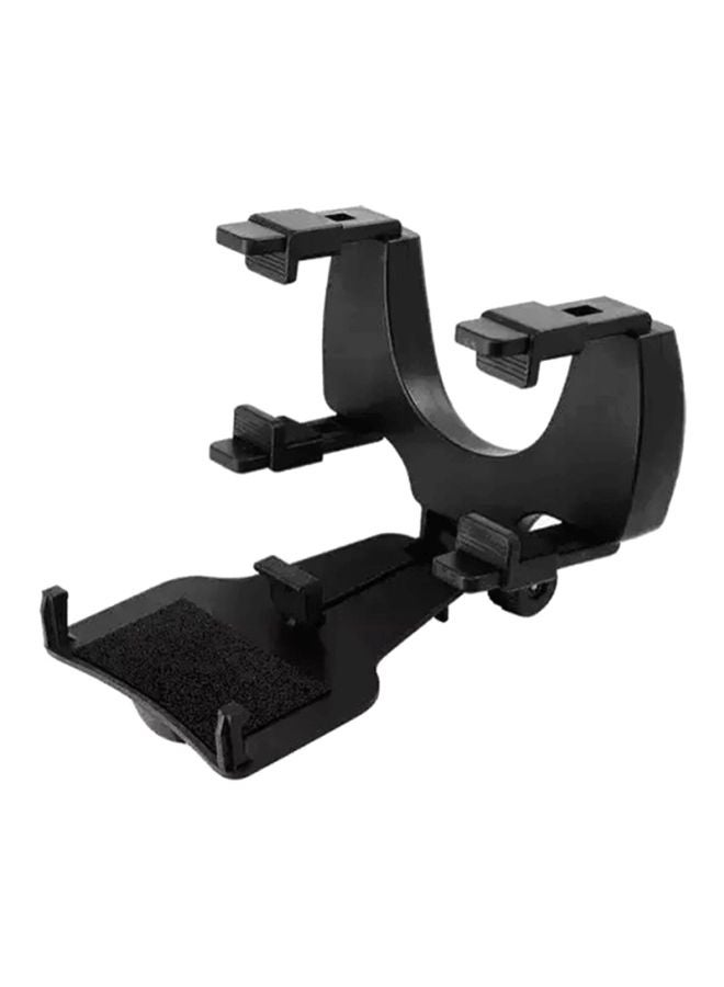 Voberry Rear-view Mirror Mobile Phone Mount Black - Image 1