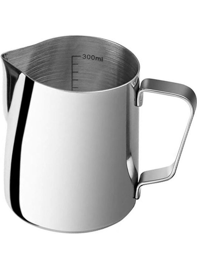 أولي ون إبريق لصنع رغوة الحليب من الإستانلس ستيل فضي - Image 1