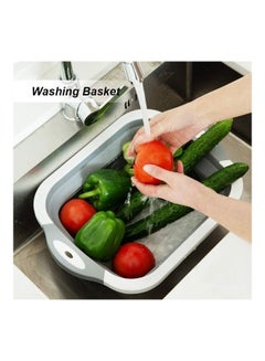 Foldable Multifunction Chopping Board Multicolour 40x30x4.5cm - v1617117929/N45957945A_4