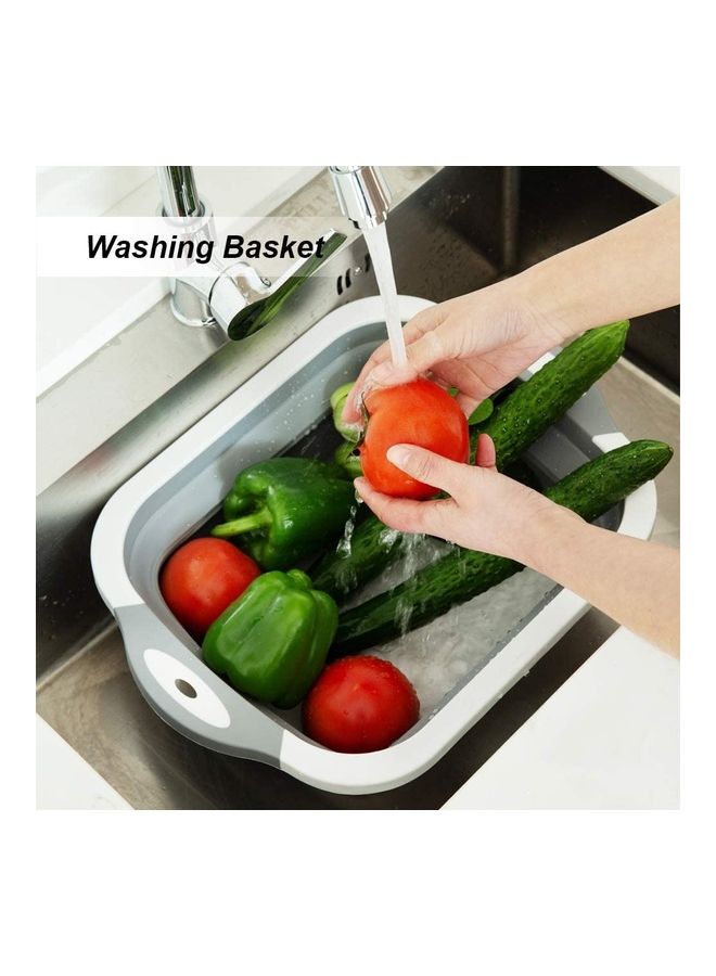 Foldable Multifunction Chopping Board Multicolour 40x30x4.5cm - v1617117929/N45957945A_4