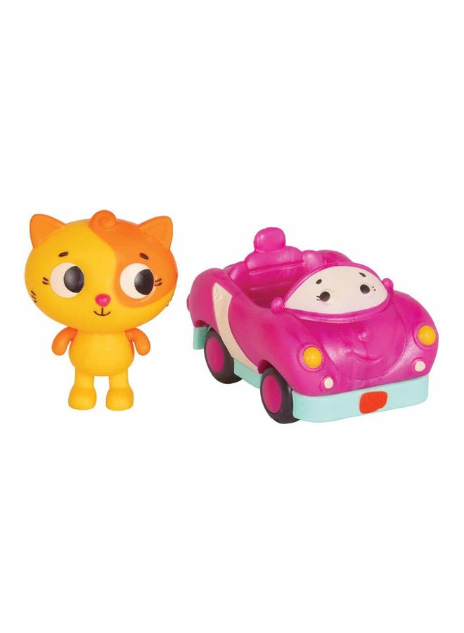 Land of B. 2-Piece Cat (Lolo) and Car (Smarty Pants) Mcm  - Image 2