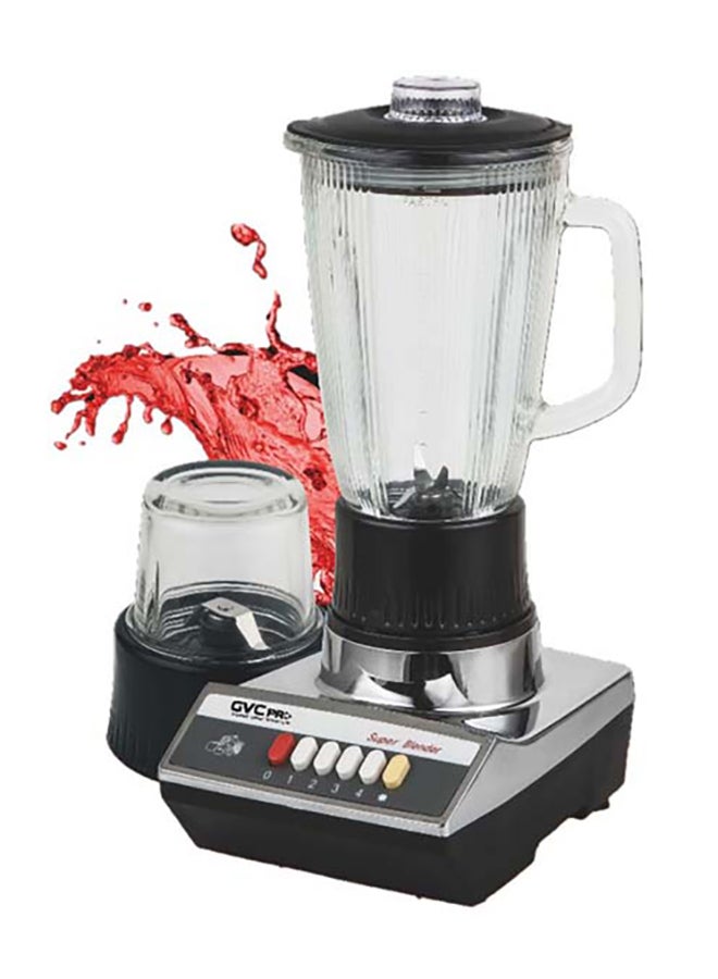 gvc pro - Super Blender With Jar 1.5L 600W 1.5 L 600 W GVCB-2460 Silver - Image 1
