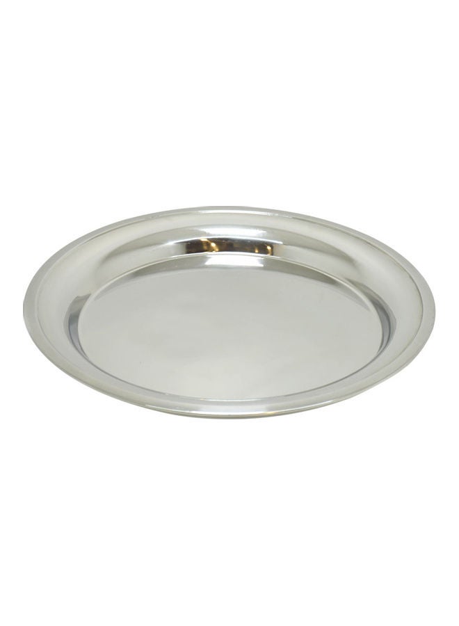 Sturdy Round Tray Silver 65cm
