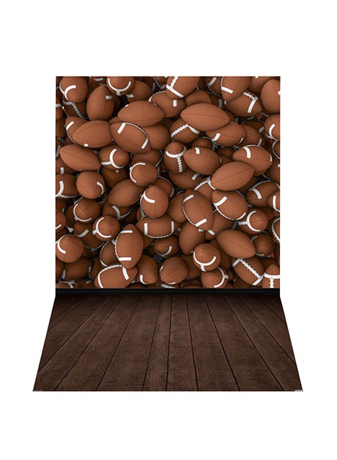 ANDOER Holiday Backdrop Photography Background Brown/White - Image 1