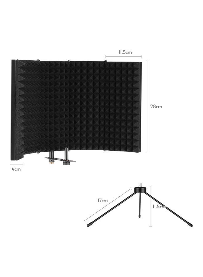 K501 Microphone Soundproof Cover With Desktop Tripod Stand