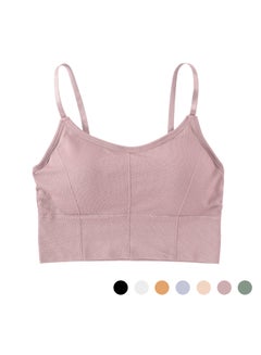 Generic Padded Sports Bra Pink  - Image 1
