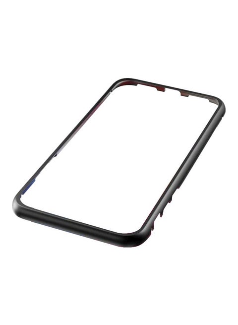 Magnetic Adsorption Case For Apple iPhone XS Clear/Black