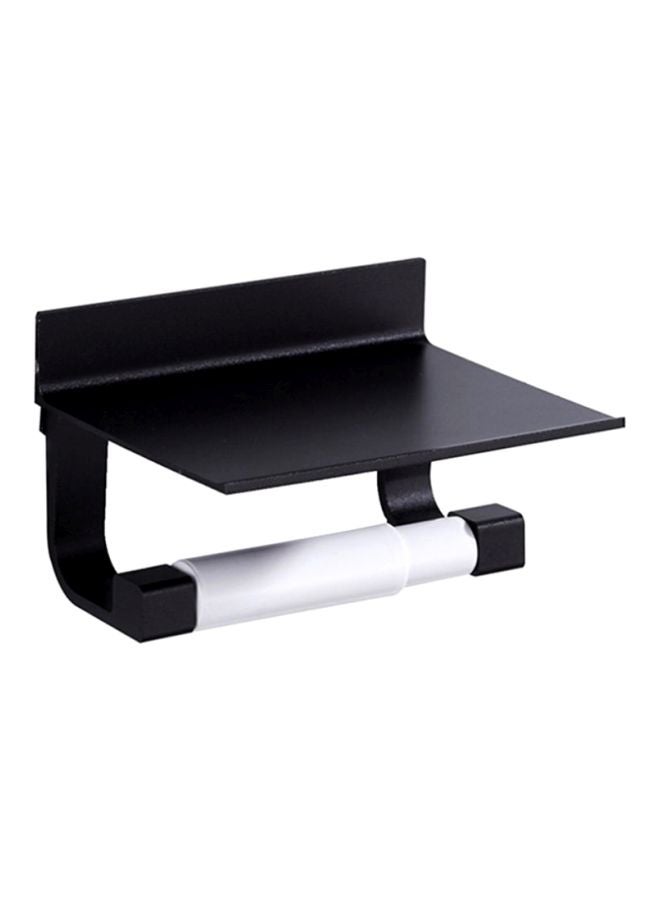 Sharpdo Wall Mounted Tissue Smartphone Rack Black/White - Image 1