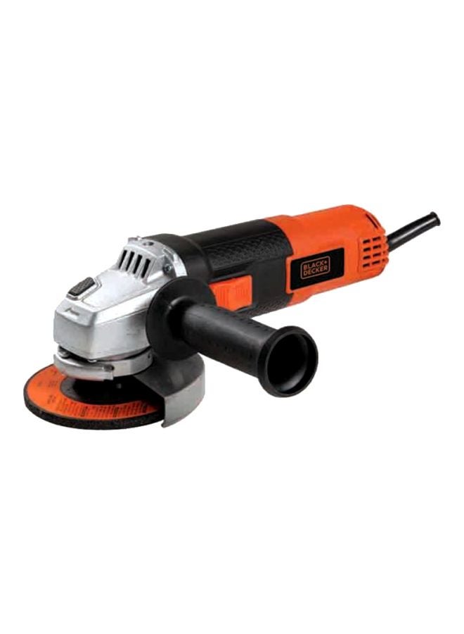 BLACK+DECKER Small Angle Grinder With Side Handle 2 Cutting Speed 12000 RPM 820W KG8215-B5 Orange/Black - Image 1