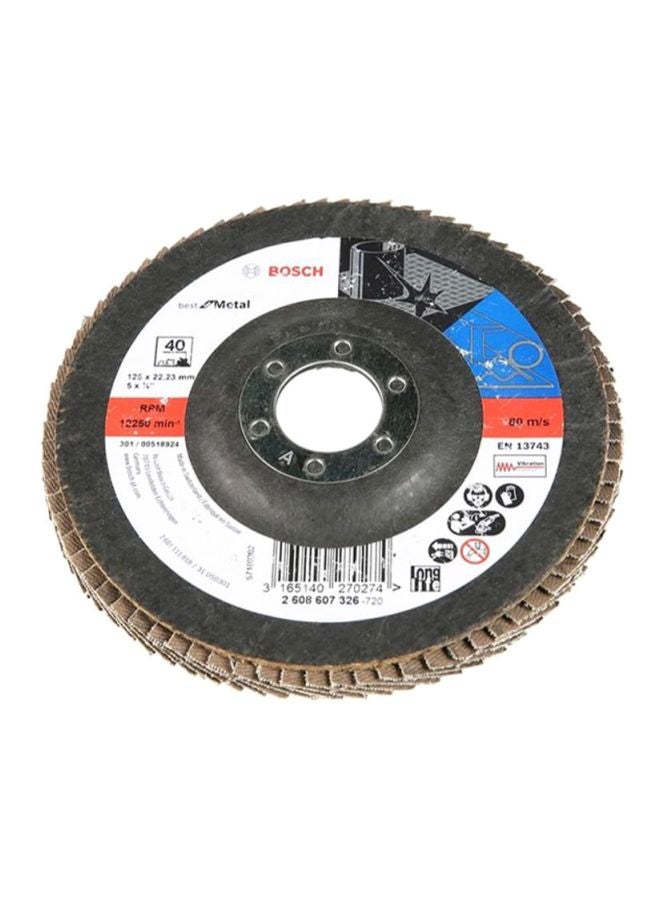 BOSCH Straight Flap Disc Black/Blue/White - Image 1