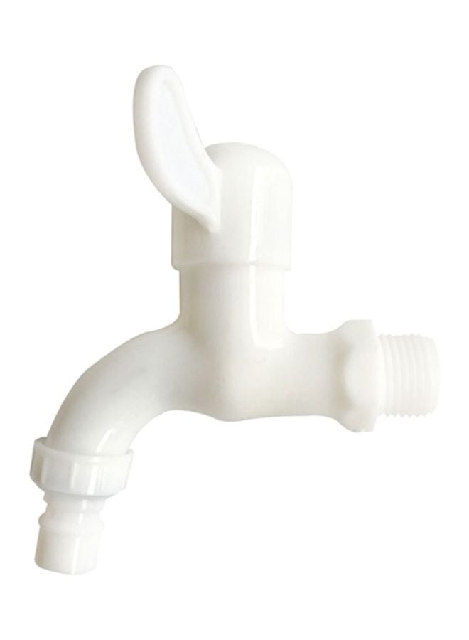 Sharpdo - Washing Machine Faucet Tap White 9x2.5x10cm - Image 1