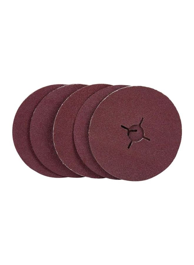 Ford 5-Piece G120 Angle Grinder Sandpaper Red - Image 1
