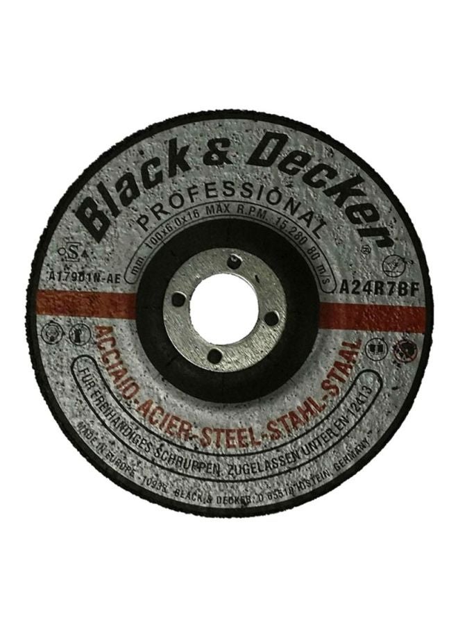 BLACK+DECKER Professional Metal Cutting Disc White/Black/Red 100x6x16mm - Image 1