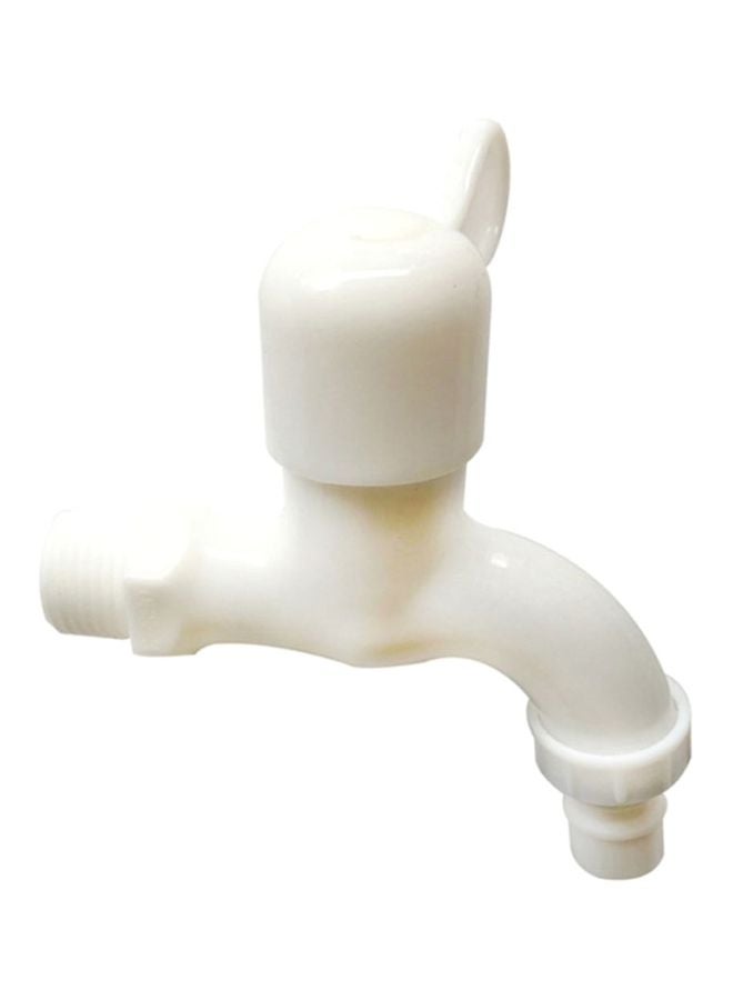 Sharpdo - Washing Machine Faucet Tap White 9x2.5x10cm - Image 1