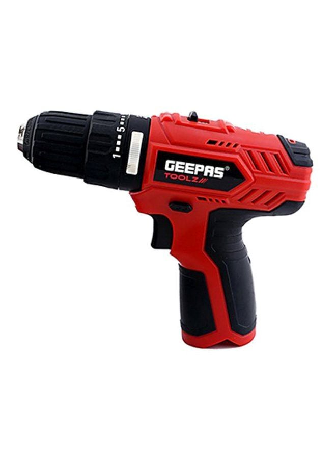 GEEPAS Cordless Drill Driver Red/Black - Image 2