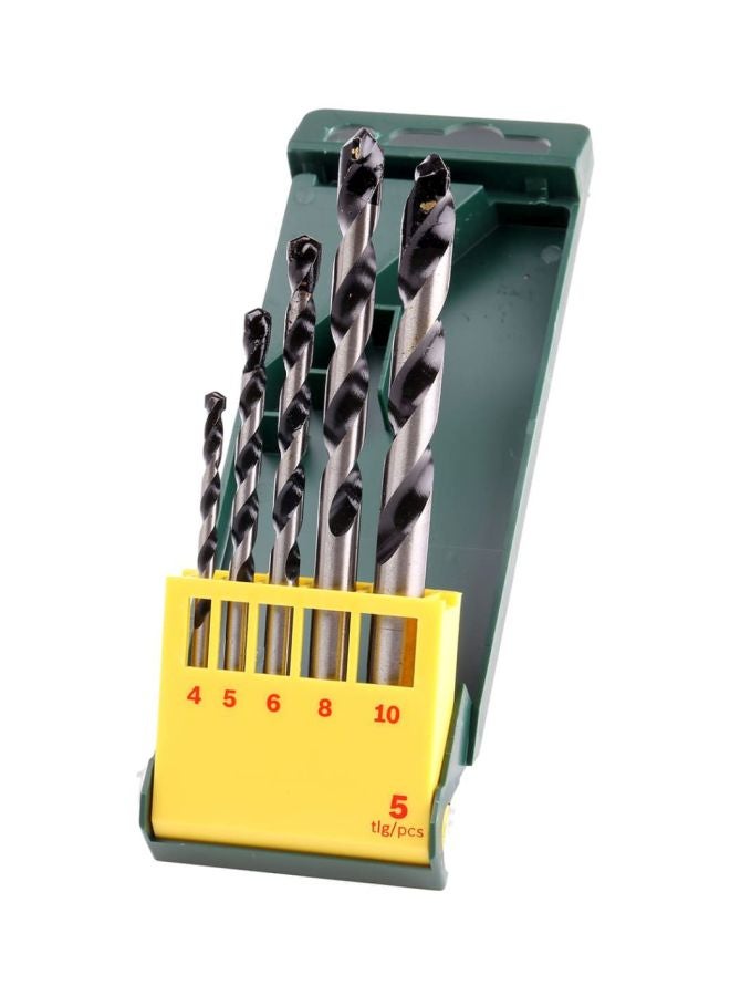 بوش طقم لقم مثقاب من الكربيد لأعمال البناء مكون من 5 قطع فضي - Image 1