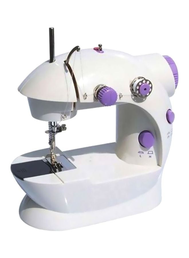 DLC - Mini Electric Sewing Machine SH-0717 White/Blue - Image 1