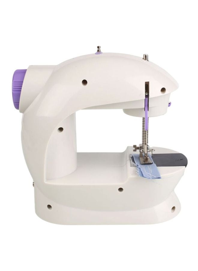 DLC - Mini Electric Sewing Machine SH-0717 White/Blue - Image 1