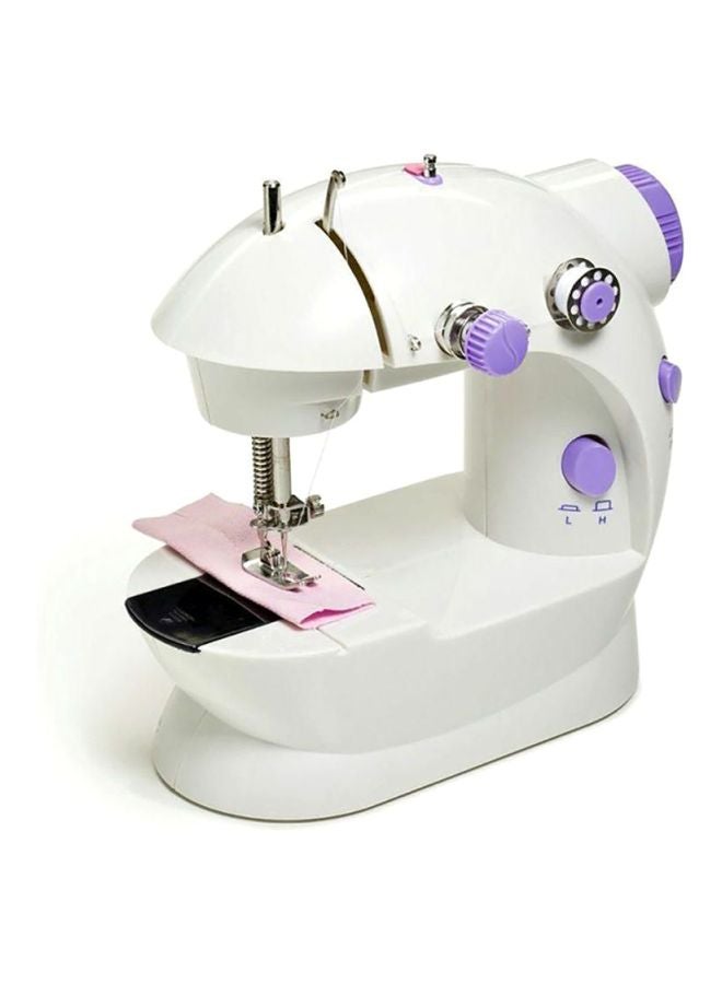DLC - Mini Electric Sewing Machine SH-0717 White/Blue - Image 1