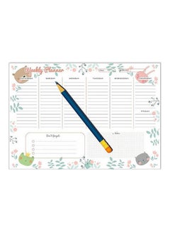 To Do Weekly Planner - A4 - 52 Sheets Multicolour