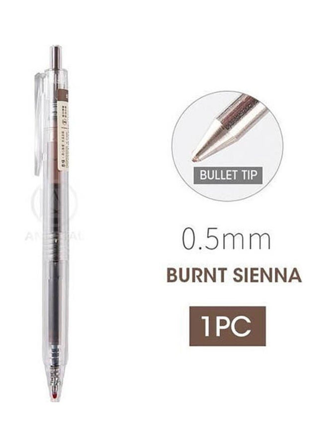 M&G Retractable Gel Pen 0.5 Mm No.Agph5603 Brown - Image 1