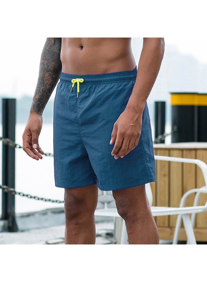 Summer Seasonal Side Pocket Sportswear Shorts Blue - Image 2