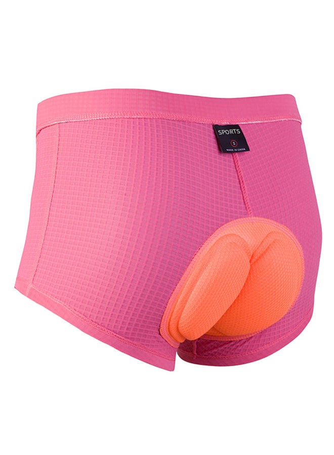 3D Padded Underwear Cycling Shorts Pink - Image 2