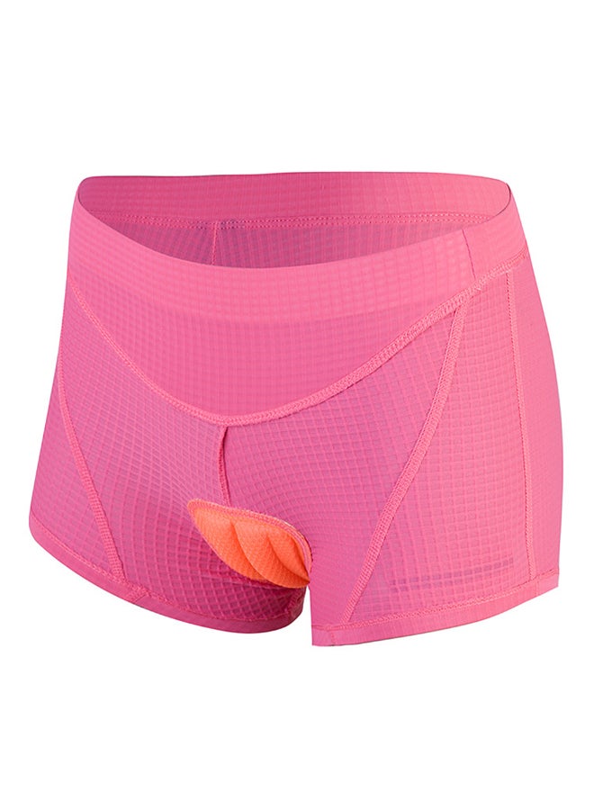 3D Padded Underwear Cycling Shorts Pink - Image 1