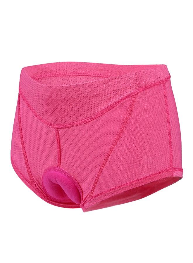 3D Padded Underwear Cycling Shorts Rose Red - Image 2
