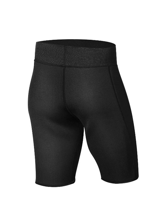 Compression Slimmer Neoprene Sauna Body Shaper Leggings Black - Image 2