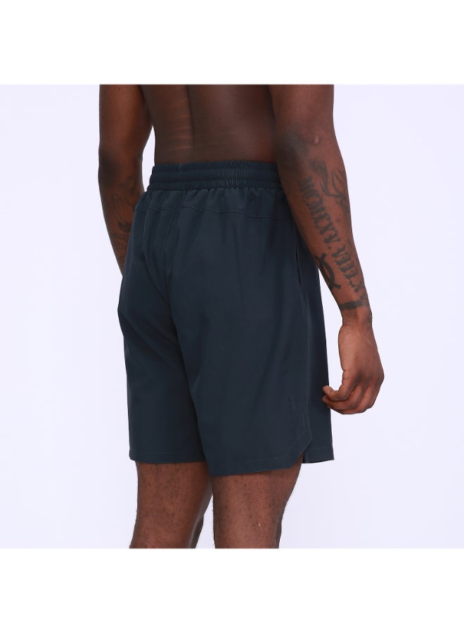 Elastic Waist Side Pocket Sportswear Shorts Grey - Image 2