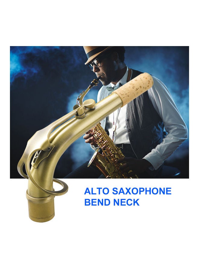 Muslady B65 E Flat Brass Bend Neck For Alto Saxophone - Image 2