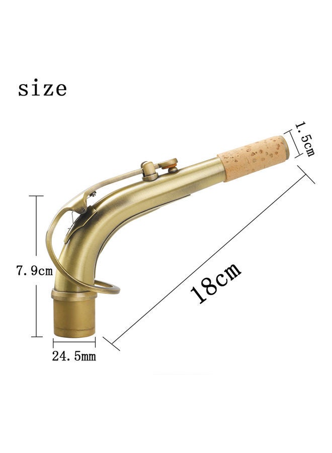 Muslady B65 E Flat Brass Bend Neck For Alto Saxophone - Image 3