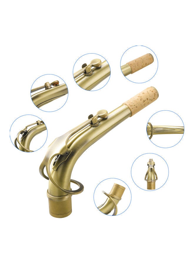 Muslady B65 E Flat Brass Bend Neck For Alto Saxophone - Image 4