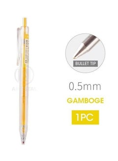 M&G Retractable Gel Pen 0.5 Mm No.Agph5603 Yellow  - Image 2