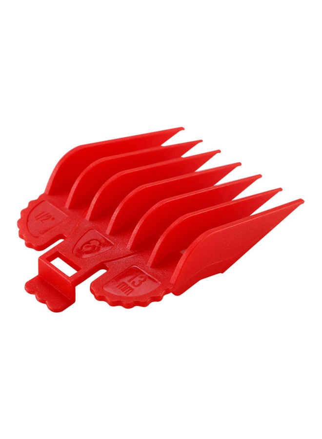 8-Piece Hair Clipper Comb Set Red - Image 4