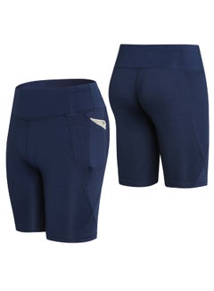 Fitness Gym Workout Running Shorts Pants Blue
