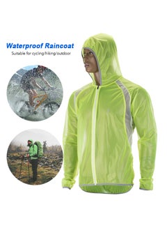 Generic MTB Bicycle Rain Jacket Green  - Image 3